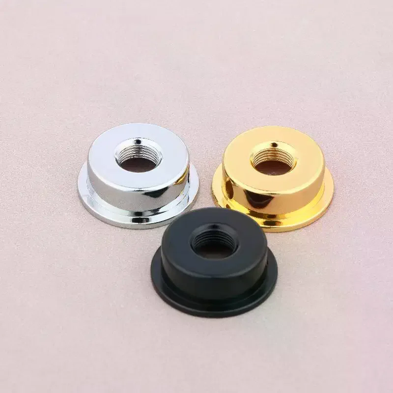 Round Socket Electric Guitar Audio Output Jack Plate Socket Guitar Jack Electric Bass Output Guitar Accessories