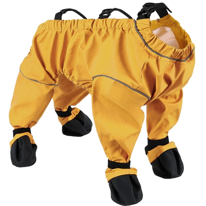 Antislip สุนัขกางเกง Soft Breathable สุนัขกางเกงเท้าสำหรับบ้านและกลางแจ้ง 45BE