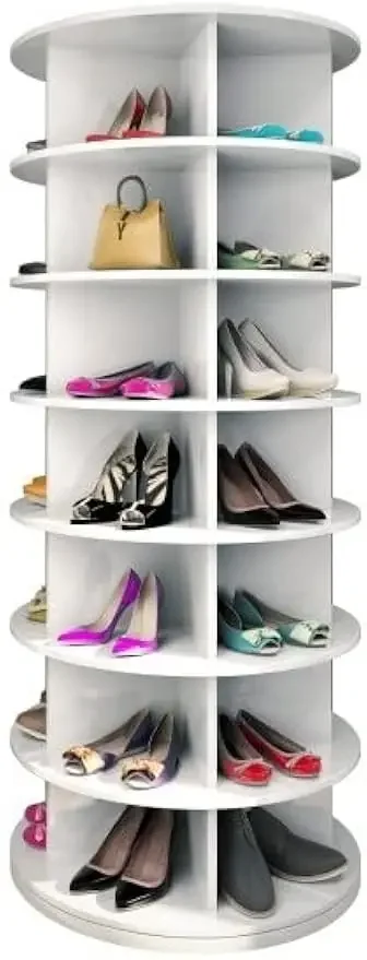 Rotating shoe rack 360° original, Spinning shoe rack, original 7-tier hold over 35 pairs of shoes