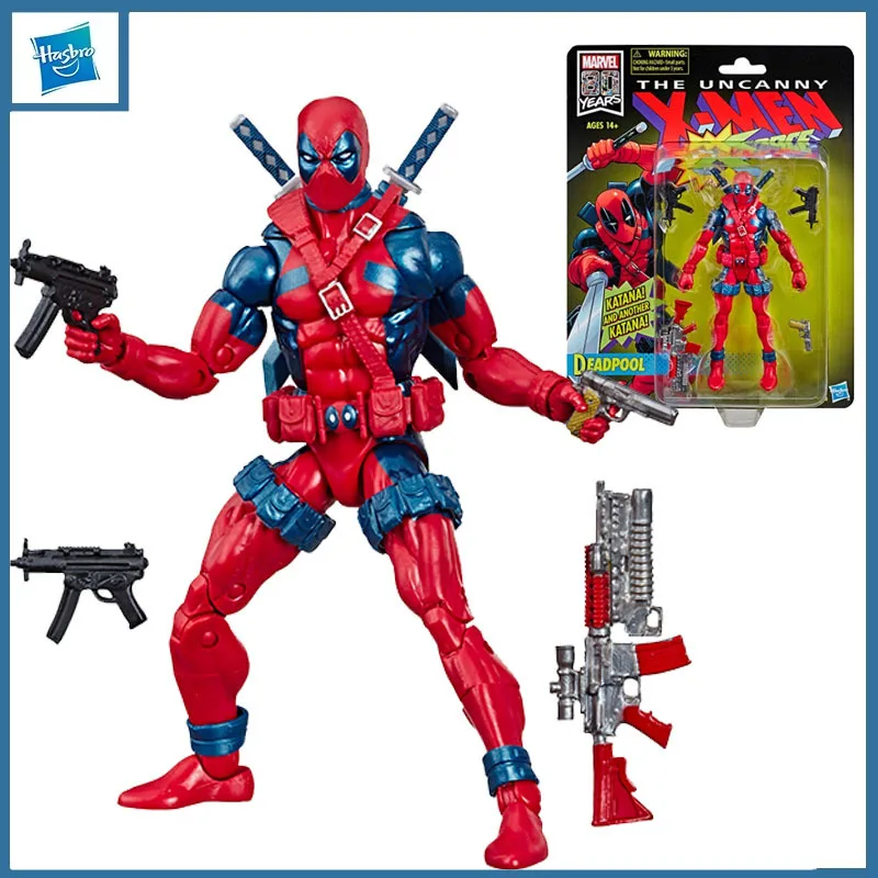 

Hasbro Genuine Marvel Legends Deadpool 80 Th Anniversary Edition Action Figure Toys for Boys Girls Gift Collectible Ornaments