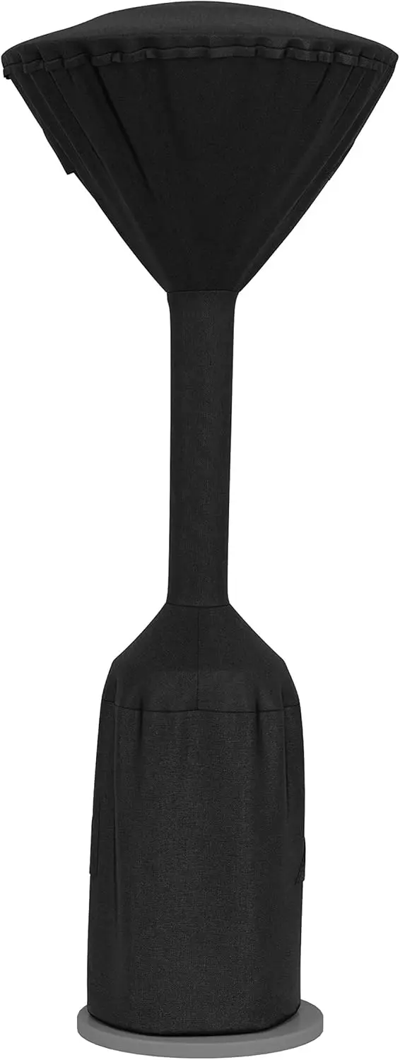 

Outdoor Round Stand Up Patio Heater Cover, Black, 36" x 18.5" x 95"