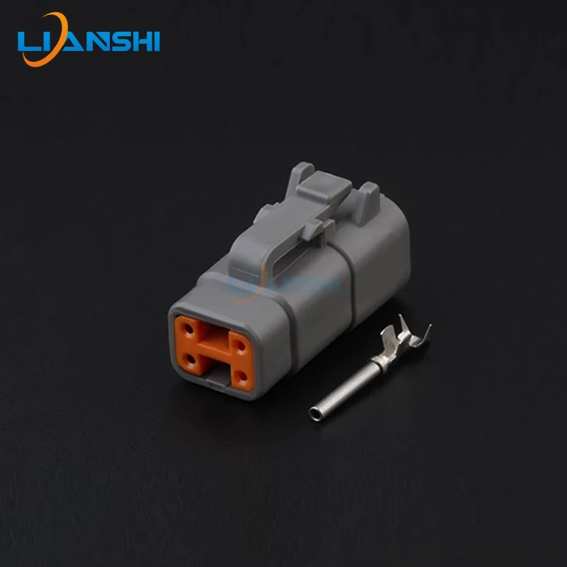 DTM04-4P/DTM06-4S Automotive connector is suitable for heavy truck excavator 4p male and female plug matching terminals