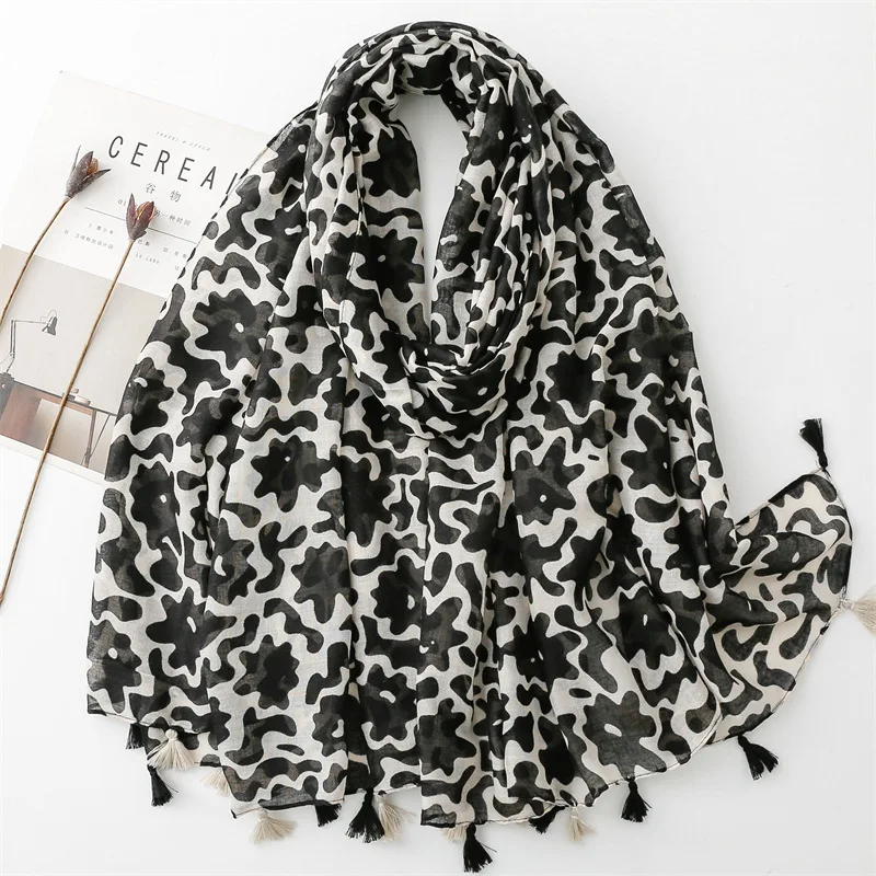 

88*180 см женский вискозный шарф, шаль из хлопка и льна с кисточками, пашмина, мусульманский хиджаб, накидка для женщин и женщин