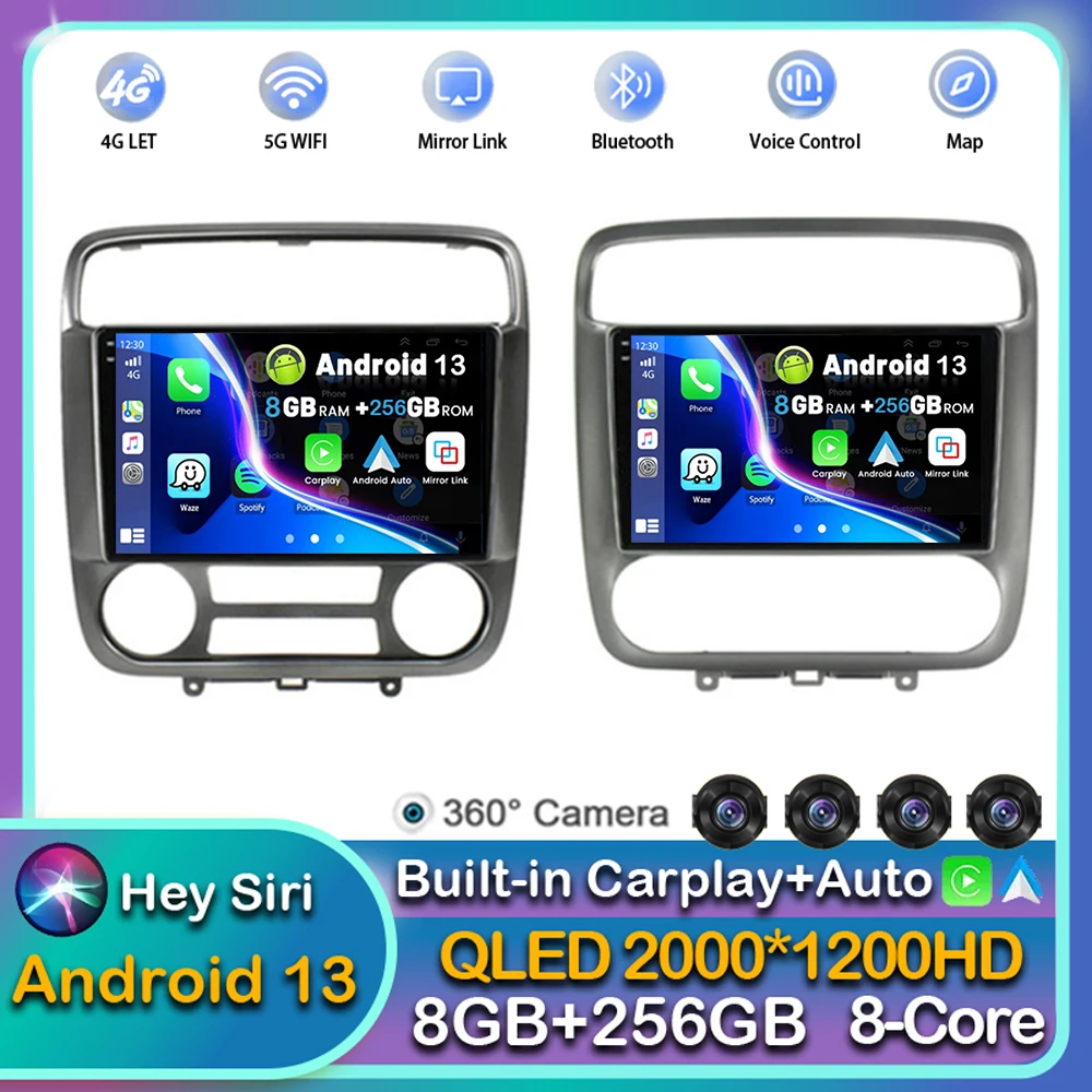 

Android 13 Carplay Auto WIFI+4G Car Radio For Honda Stream 1 2000-2006 DSP BT Multimedia Video Player Stereo GPS Audio Head Unit