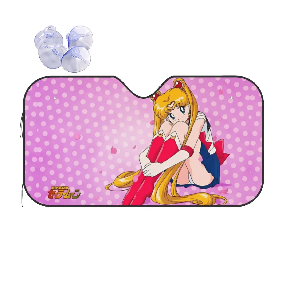 

Винтажный солнцезащитный козырек Sailors Moons Eyes Moon Power Surge для лобового стекла, 70x130 см, с защитой от УФ-лучей