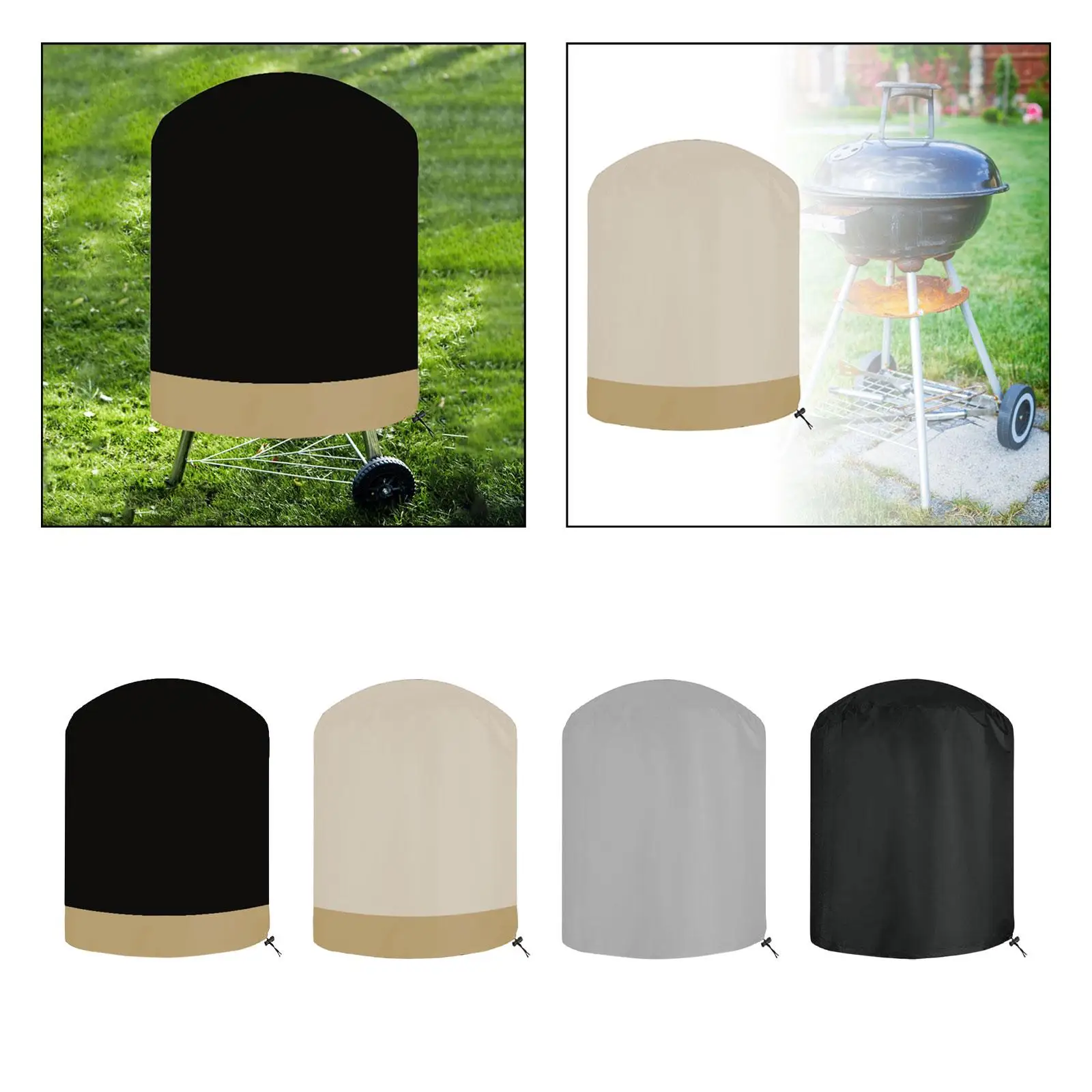 Grill Cover Waterproof Protection Cover for Barbecue Yard Camping