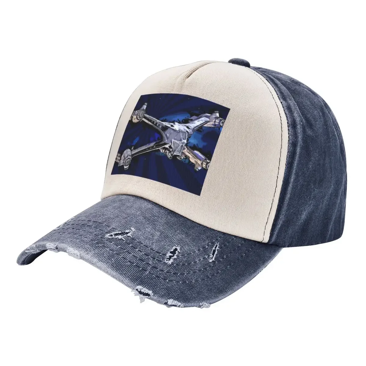 Babylon 5 Starfury (big version) Cowboy Hat beach hat Beach Outing Cap Women's Men's Anime Hat Beach Outing Women's Hats Men's