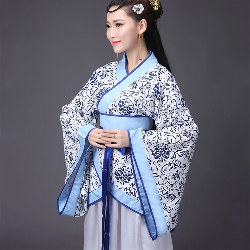 12Styles Woman Chinese Traditional Ancient Dance Costumes Women National Stage Ethnic Hanfu Embroidery Tang Suit for Lady