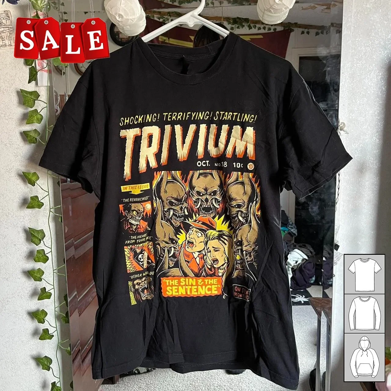 New Trivium the sin and the sentence Gift For Fan Unisex S-5XL Shirt AL77