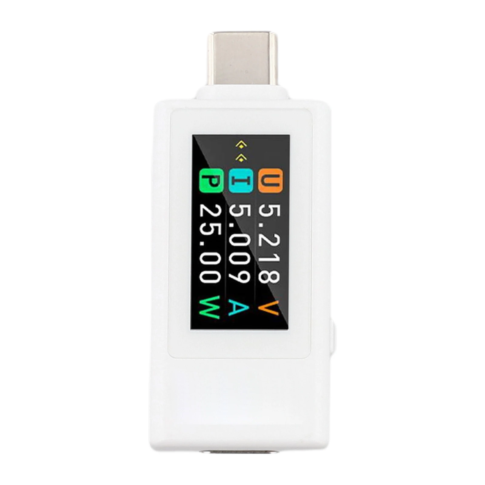 Digital Voltage Monitor Multi-function Voltage Meter 48*20*9.4mm 0.96-inch TFT Display Bidirectional Current Test
