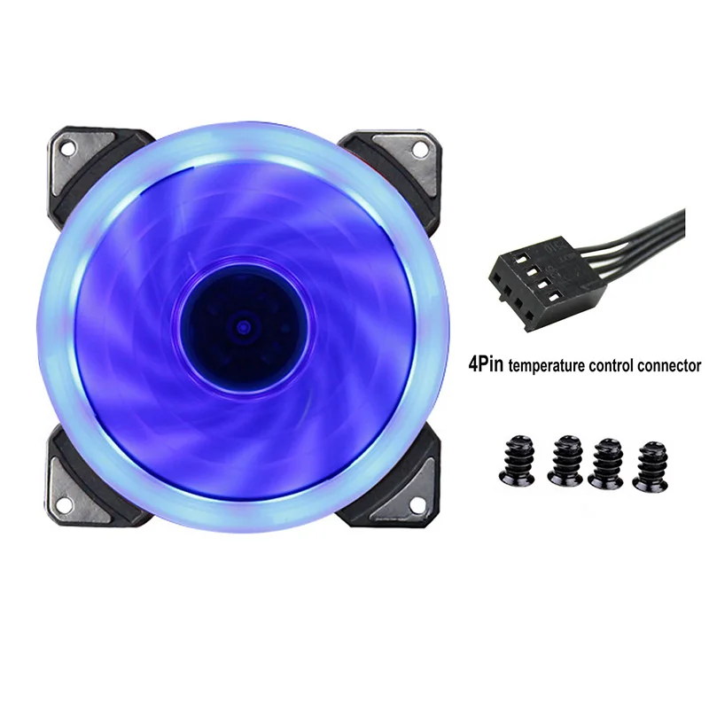 9cm 92mm ventilador led 90mm 4pin 3pin pc desktop computador caso ventilador de refrigeração 12v 9225 92x92x25mm gpu cpu cooler duplo halo luz