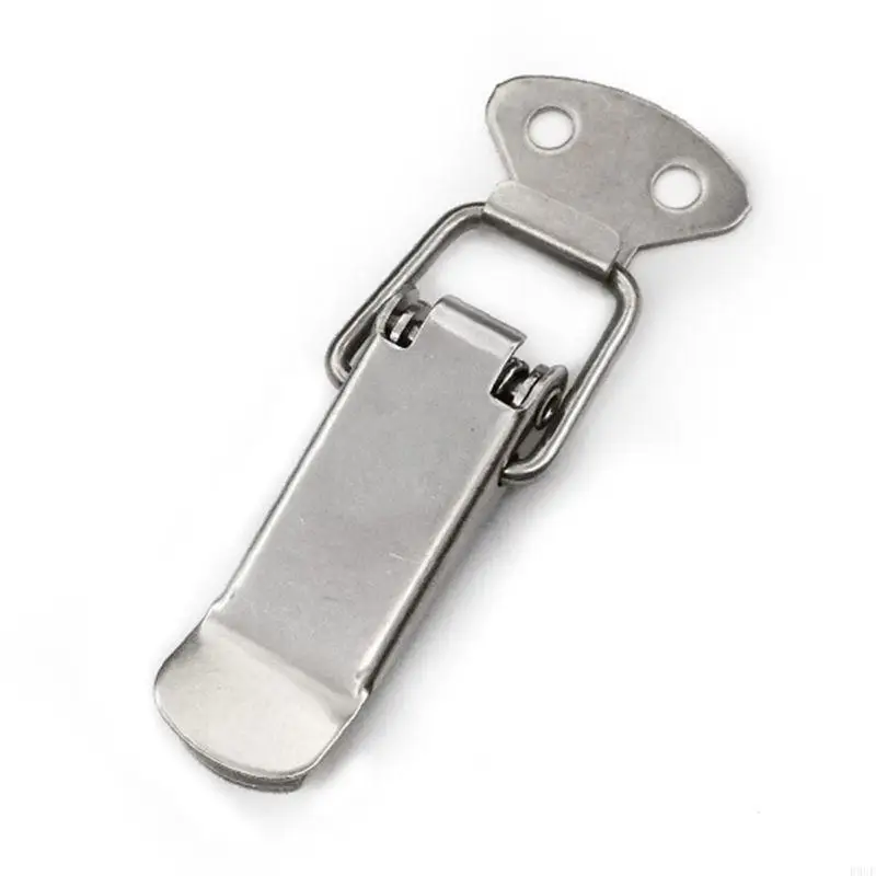 

652F 10 PCS Suitcase Toggle Lock Silver Decorative Hasp Lock Box for Clasp Trinket Tool Practical Locks Durable