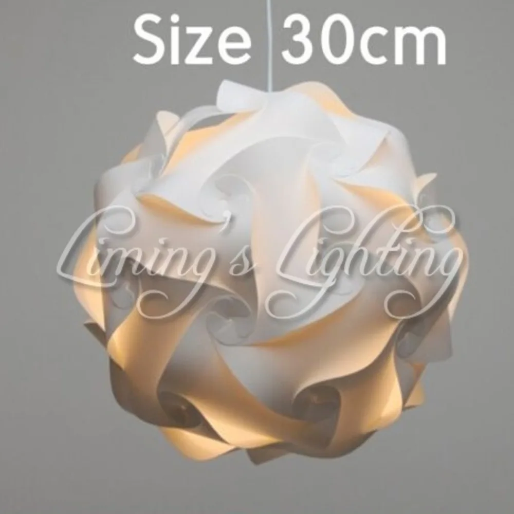 

NEW!!! 300MM Modern Contemporary DIY Elements IQ Jigsaw Puzzle ZE Lamp Shade Ceiling Pendant Lamp Ball Light Lighting 110-240V