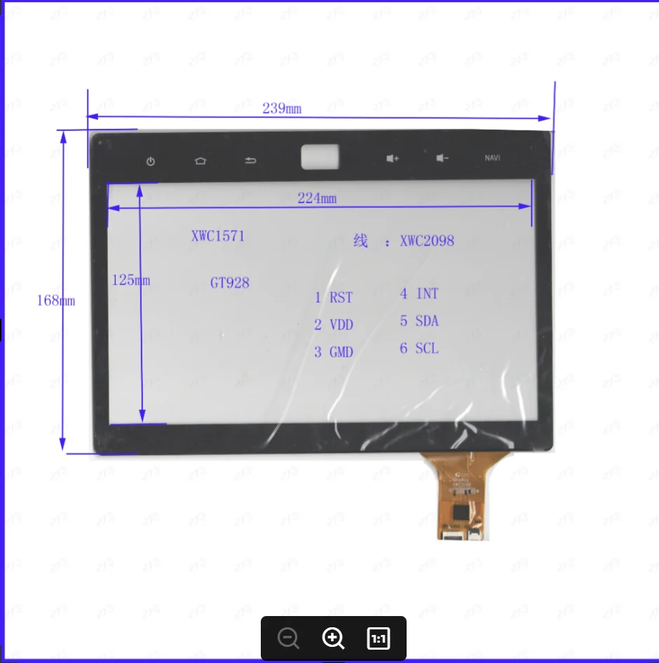 

ZhiYuSun XWC2098 XWC 1571 NEW 239mm*168mm GT928 Touch sensor panel use GPS DVD overlay kit Resolution 239*168 XWC 2098