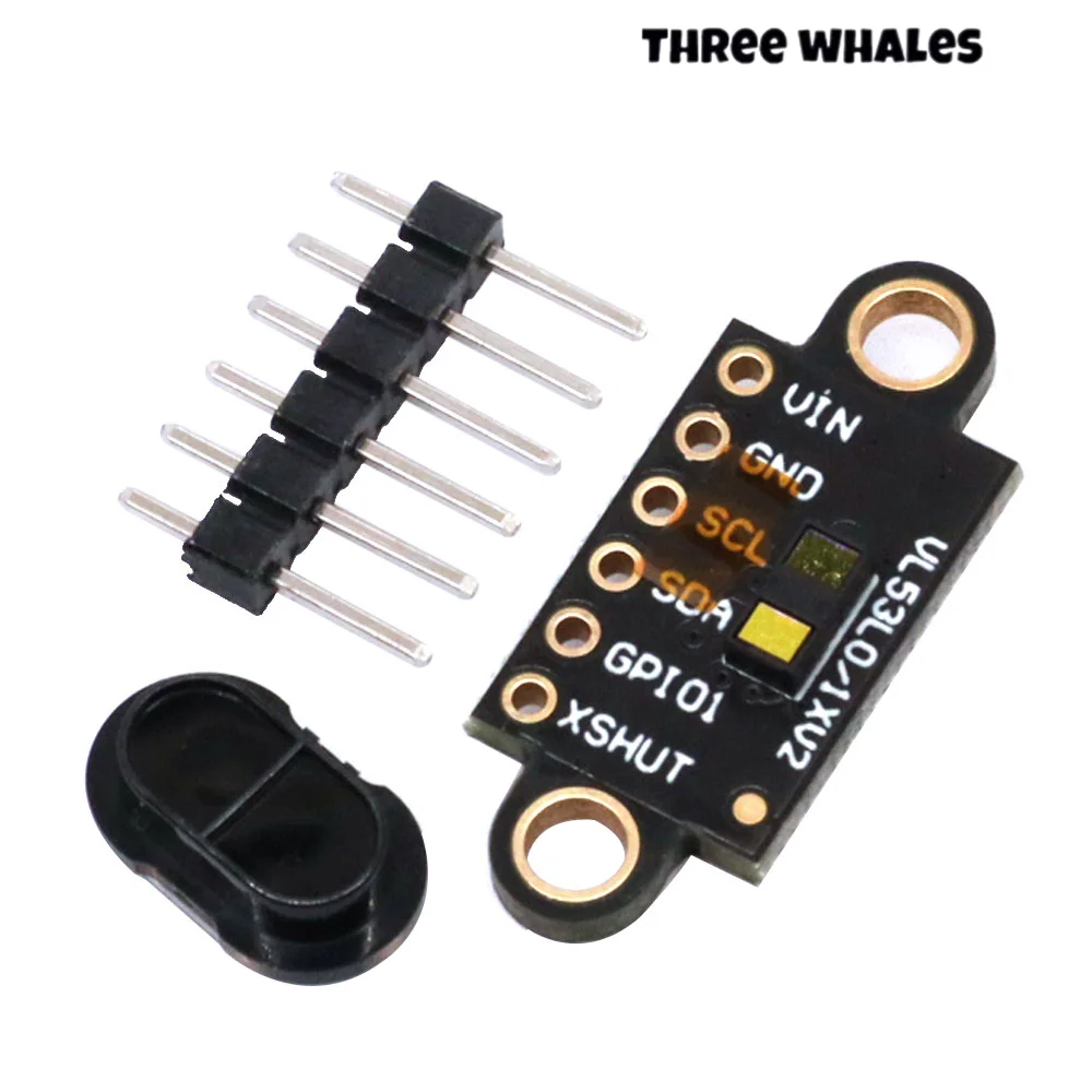 VL53L1X Laser Ranging Flight Time Sensor Module 3V-5V Distance 400cm Measurement Extension Board Module For Arduino