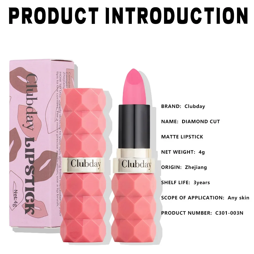 

MISS ROSE Matte Sleek Satin Finish Hydrates Lipstick Makeup Non-Stick Cup Pigment-Rich Comfortable Colour Natural Nude Lipsticks