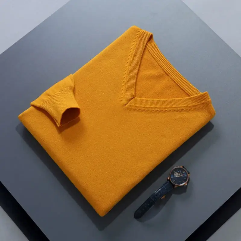v-neck Yellow