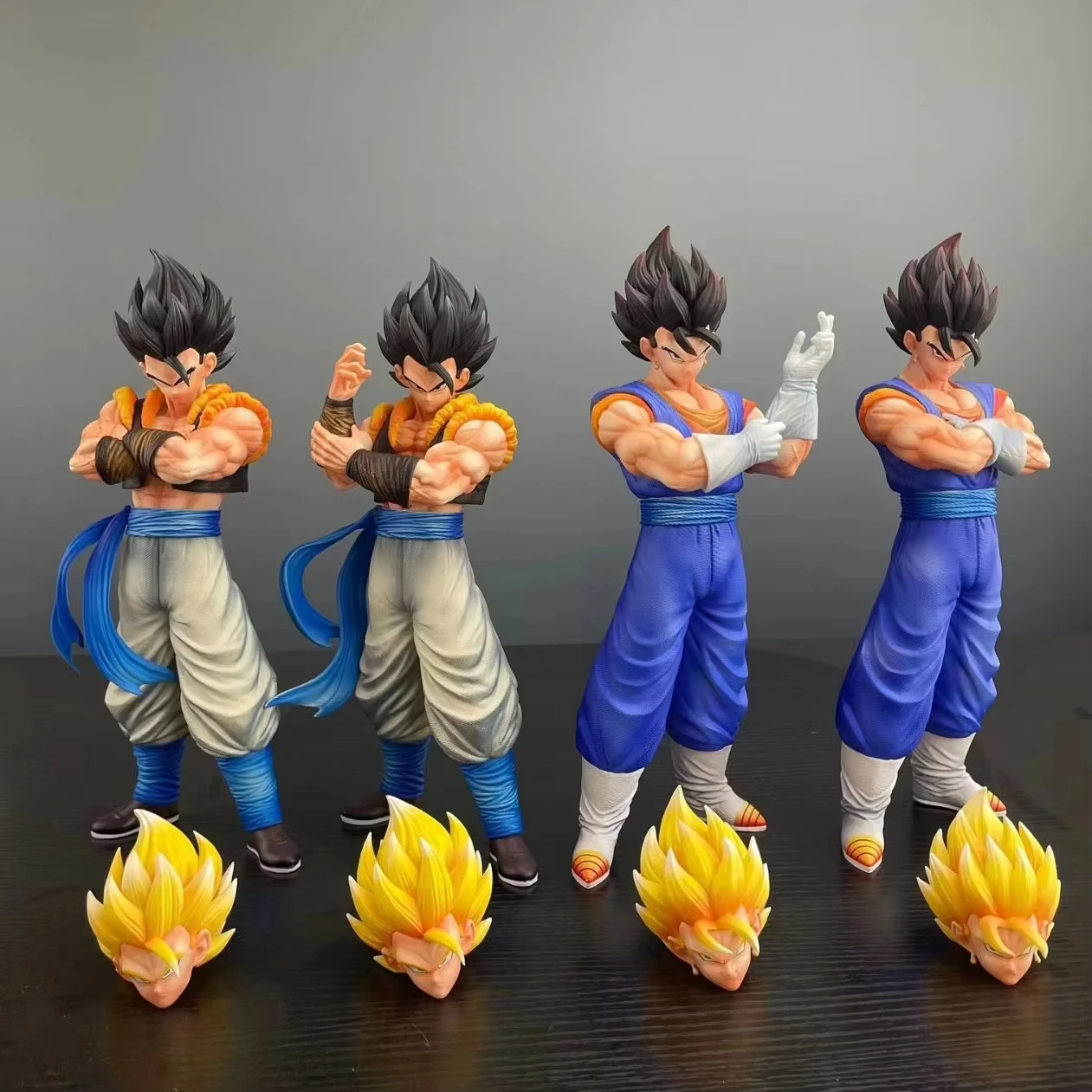 

Аниме Dragon Ball Vegetto Фигурка Super Saiyan Gogeta Фигурки ПВХ Статуя Настольный Орнамент Коллекция Модель Игрушки Подарки