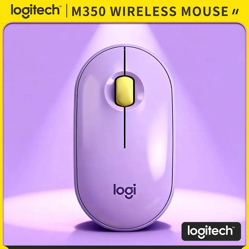 

Logitech M350 Silent Wireless Mouse - Dual Connectivity, Slim Design, Recycled Plastic, 1000 DPI, Eco-Conscious Buyer’s Pick