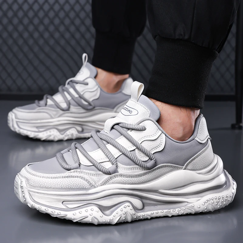 أحذية رياضية رجالية أحذية كاجوال أحذية رجالية أحذية فاخرة كلاسيكية أحذية سباق المدرب قابلة للتنفس أحذية بدون كعب عصرية للرجال للجري #4