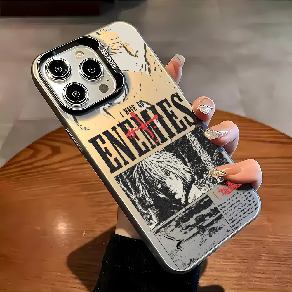 Funda de teléfono VINLAND SAGA a la moda para iPhone XS XR X 7 8 Plus 16 15 14 Pro Max Plus 13 12 11 Pro Max Mini funda dura mate de dibujos animados