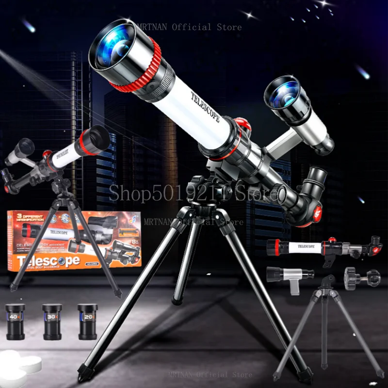 

Professional Astronomical Telescope Powerful Monocular Portable HD Moon Space Planet Observation For Beginners Student Children