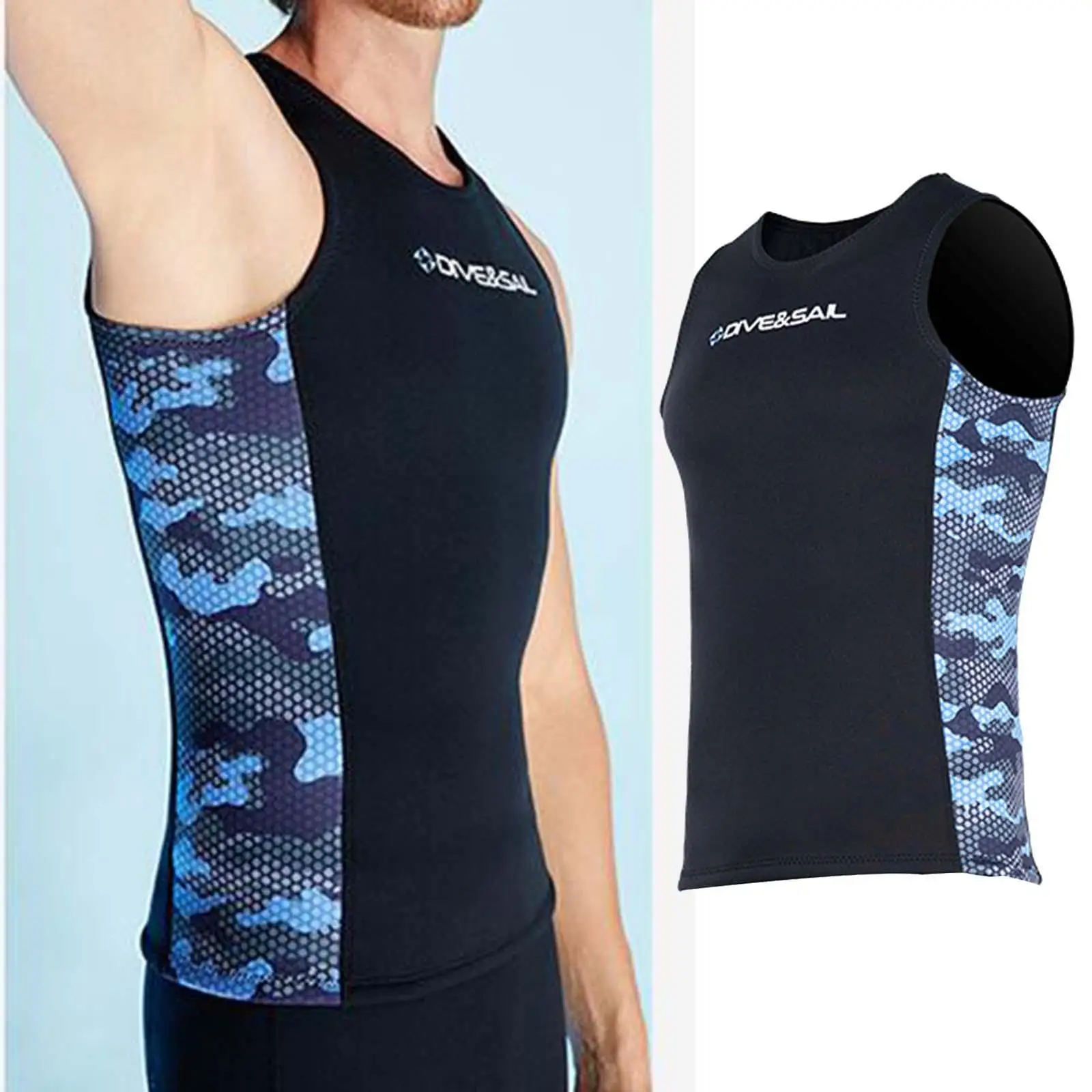 Wet Suit Vest Jacket Comfortable Wear Stylish Neoprene Top Diving Sleeveless Vest Wetsuit Swimming Scuba Diving