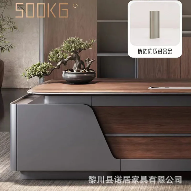 CEO Desk,Boss Table,Source Factory Boss , Office Executive , President'S , Manager'S Desk And Chair Set