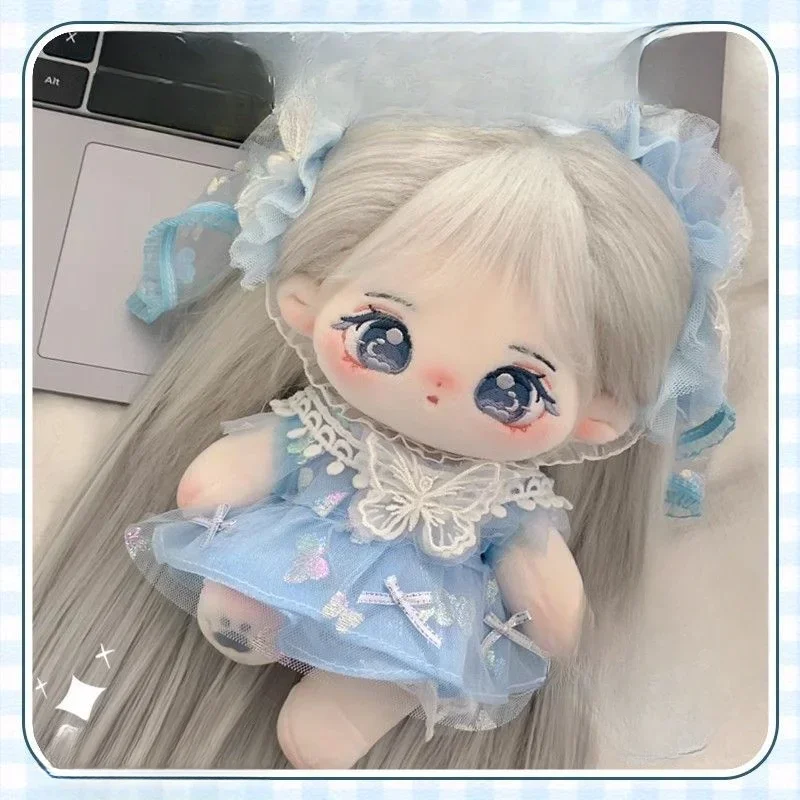 20cm Baby Doll with hair Plush Doll's Toy Dolls Accessories for our generation Korea Kpop EXO idol Dolls