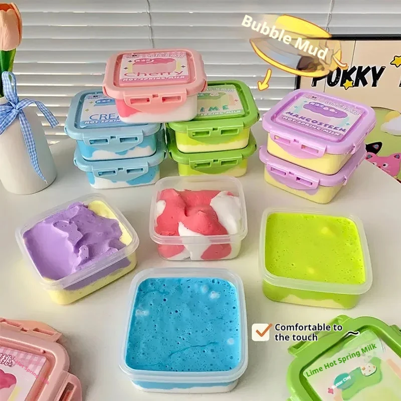 Color Crystal Mud Stress Squeeze Toys Soft Stretchable Fidget Toy Stress Relief Decompression Toy  Party Favors Gifts