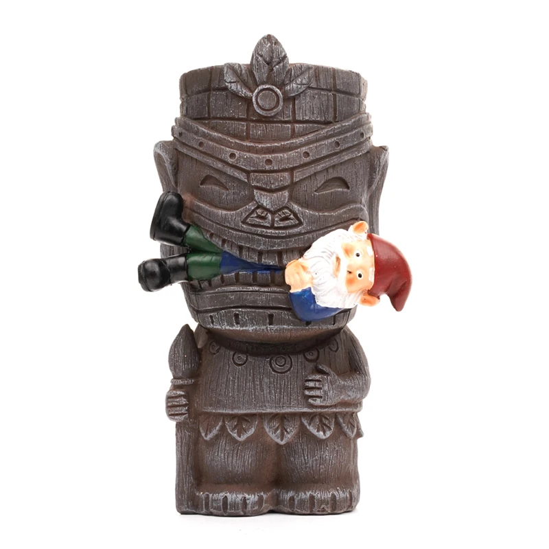 

TIKI Dwarf Home sculpture art Living Room Bedroom table decoration Resin crafts Room decoration supplies