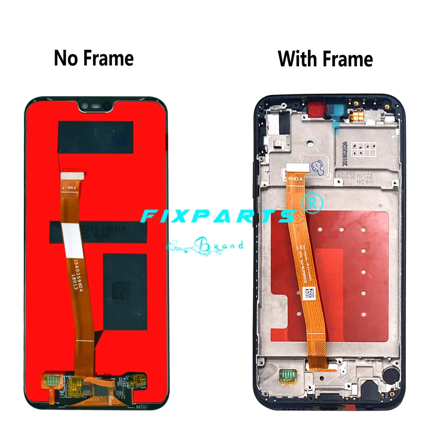 High Quality For Huawei P20 Lite LCD Display Touch Screen Digister Assembly ANE-LX1 ANE-LX2 LCD Screen With Frame And Back Cover