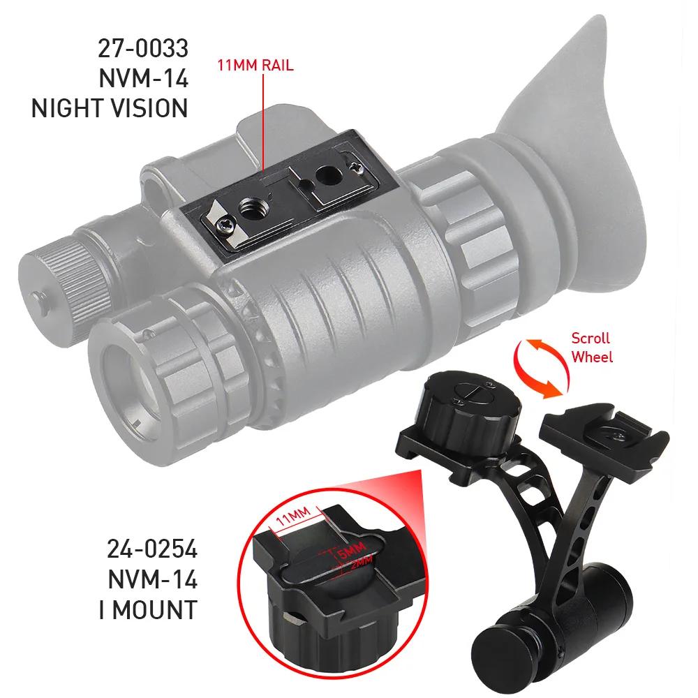 Imagem -05 - Tactical Metal Nvg Mount Helmet Bracket Adaptador para Caça Airsoft Nvm14 Óculos de Visão Noturna Dovetail j Arm