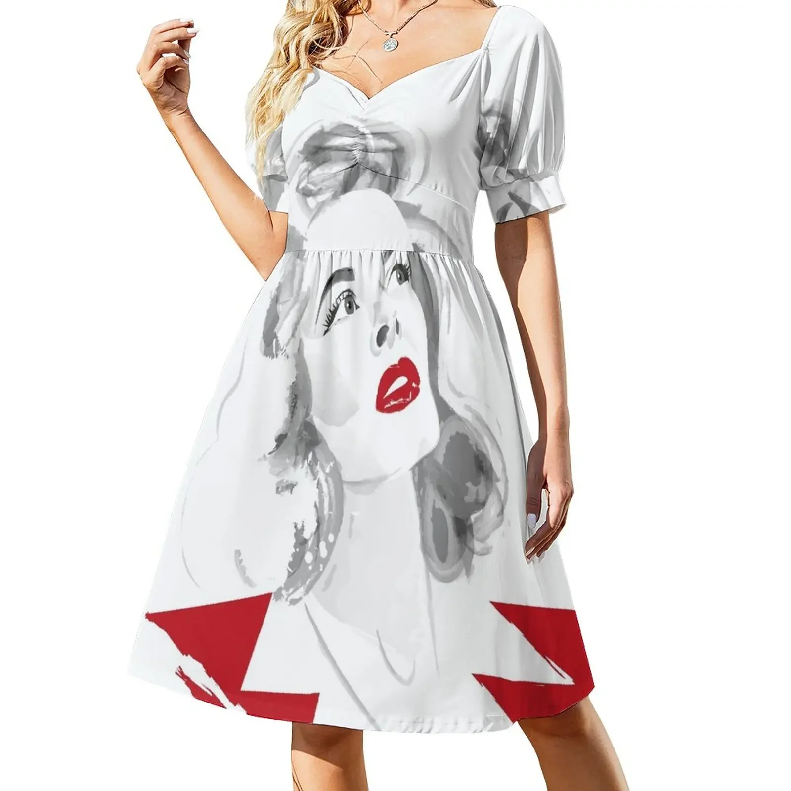 

Miss. K Short-Sleeved Dress dress for women 2025 Elegant gown
