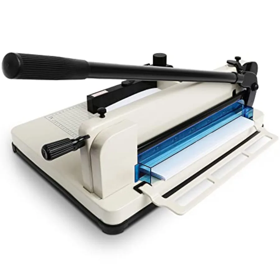 

12-дюймовый профессиональный гильотинный резак для бумаги ( Guillotine Trimmer Paper Cutter) на 400 листов с двойной защитой, прочный и долговечный.