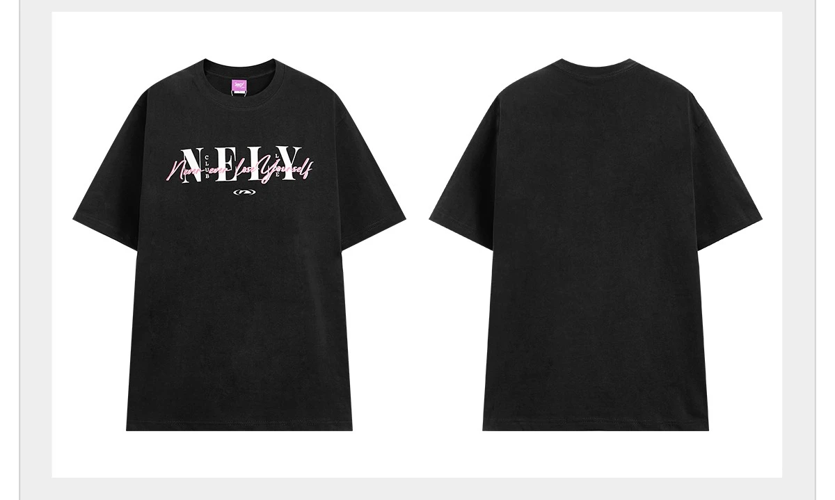 

Хлопковая уличная модная брендовая футболка с маленьким логотипом и буквенным принтом для пар, свободная повседневная мужская футболка из чистого хлопка с коротким рукавом