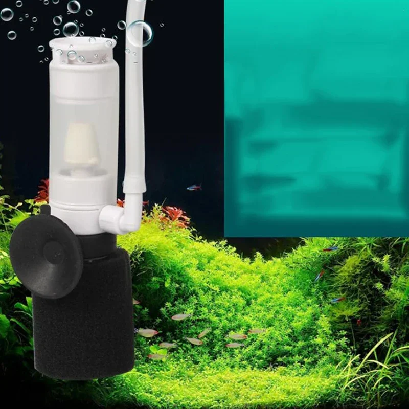 3 in 1 Filter For Aquarium Fish Tank Mini Oxygen Submersible Water Purifier