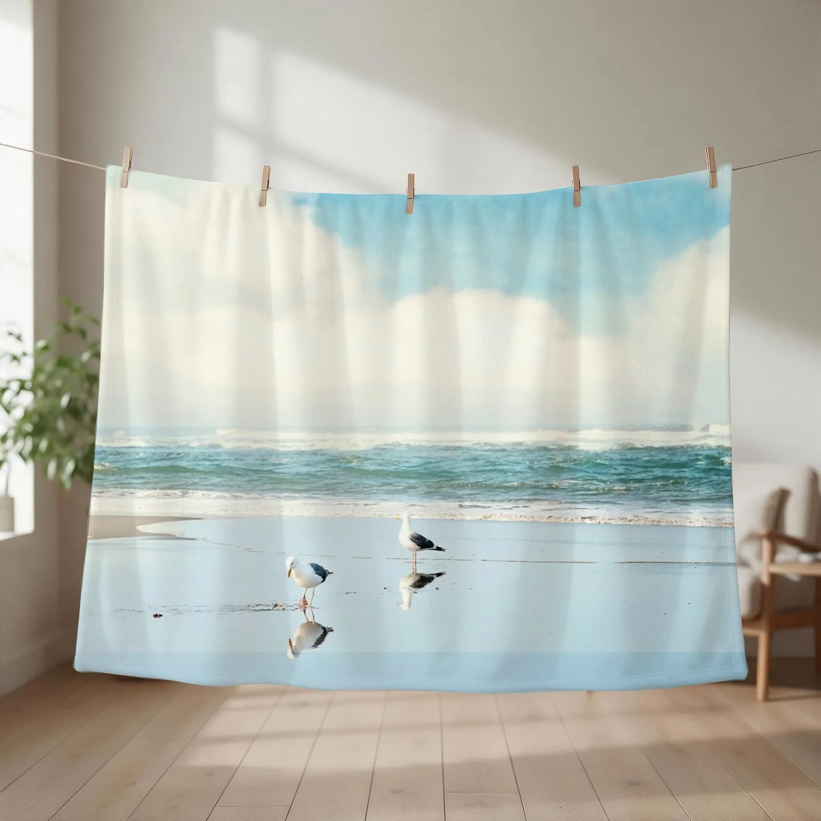ocean reflections Throw Blanket Softest Soft Big For Baby Quilt Blankets