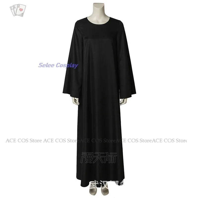 Scary Cosplay Costume Party Fancy Carnaval Clothes The Women Horror Movie Nun Halloween Conjuring Ghost Black Suit
