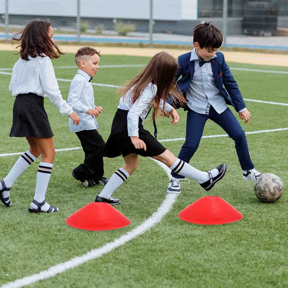

14Pcs Portable Football Disk Cones Multi-Function Soccer Training Cones Lightweight Professional Agility Accessory