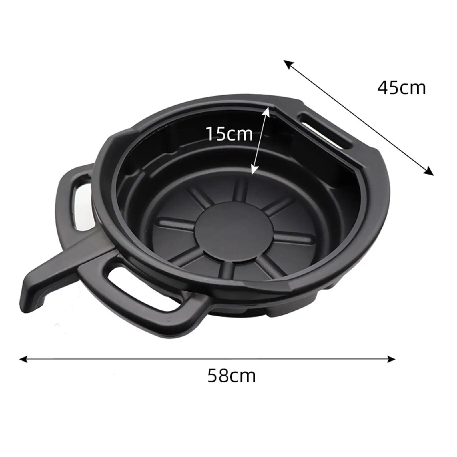 حاوية تصريف الزيت يمكن أن تتسرب متعددة الوظائف متينة وسهلة الاستخدام ذات سعة كبيرة ومقلاة تجميع مخددة لاستبدال سيارات الدراجة