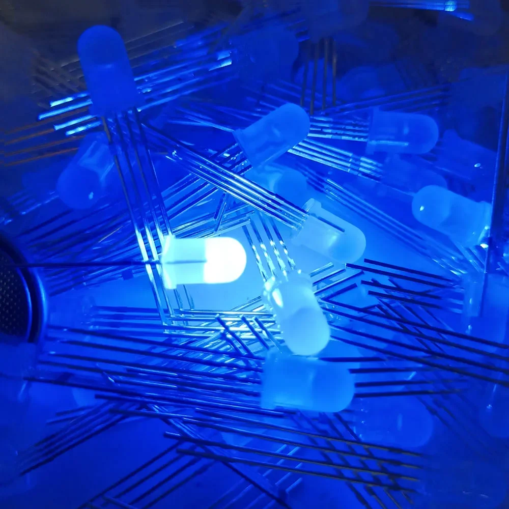 1000Pcs 4pin 5mm RGB Led Diode Llumination Light Tri Color Circular Common Anode Led F5 LED Red Green Blue