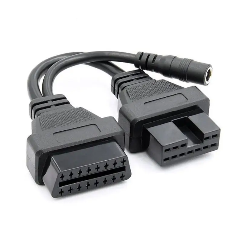 

For Mitsubishi Car OBD Extension Adapter Cable Line Male 12Pin to Female 16Pin OBD2