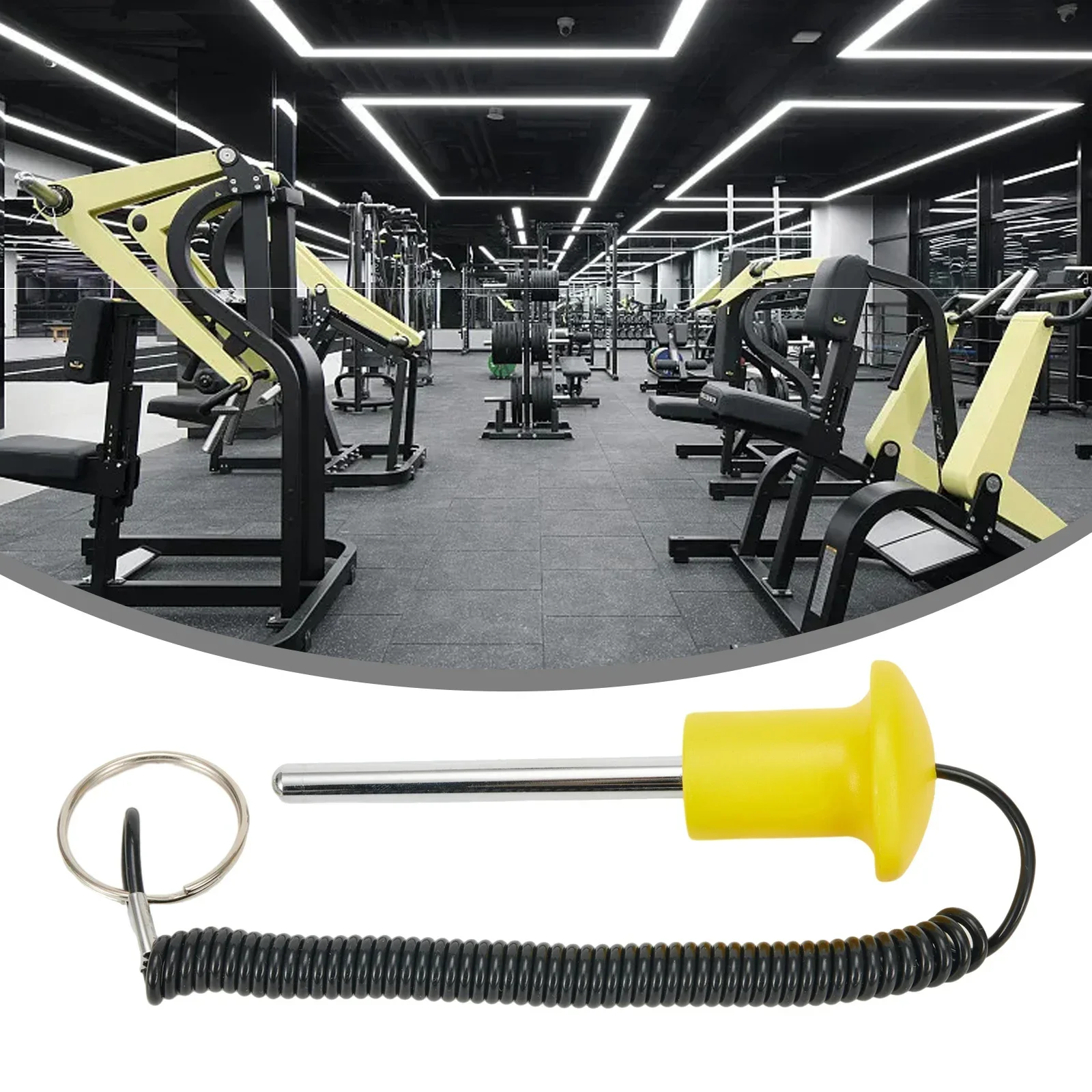 

1 PCS Weight Stack Pin Strength Training Bolts Magnetic Fitness Equipment Bolt Weight Plate Loading Pin Gym Equipment For Home