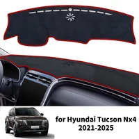 Alfombra de salpicadero para Hyundai Tucson Nx4 2021 2022 2023 2024 2025 N Line, cubierta para salpicadero de coche, alfombra protectora parasol