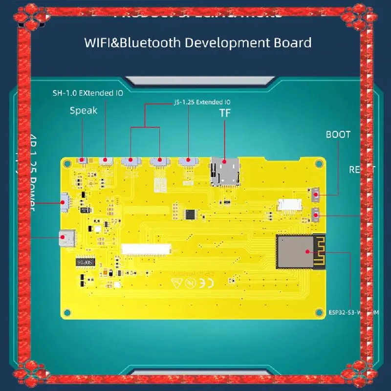 Consegna in 24 ore ESP32-S3 Modulo display TFT LCD IPS 800X480 RGB da 5 pollici HMI 8M PSRAM 16M Flash WIFI BT Smart Display MCU