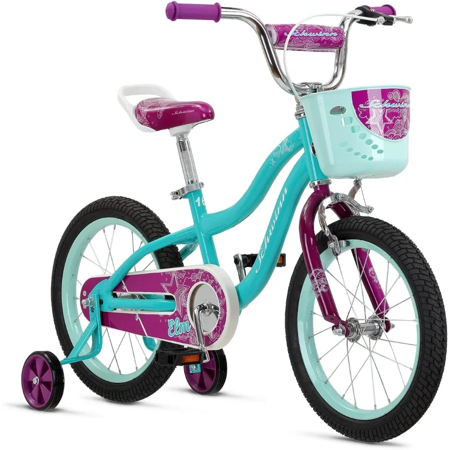Bicicleta de 16 pulgadas para niños de 8 a 13 años, negra, azul, roja, verde azulado, rosa o morado, diseño ergonómico SmartStart, asiento ajustable crecen con