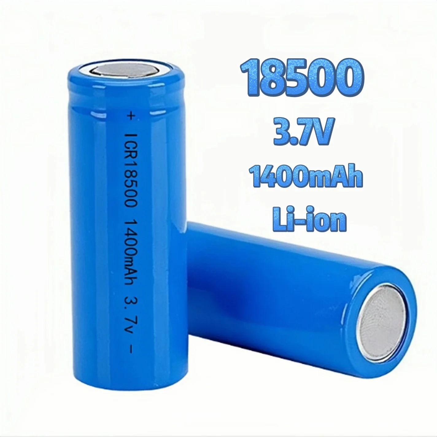 18500 rechargeable lithium battery 3.7V 1400mAh with Charger for Flashlight Speaker Electric toothbrush Radio Shaver Power bank