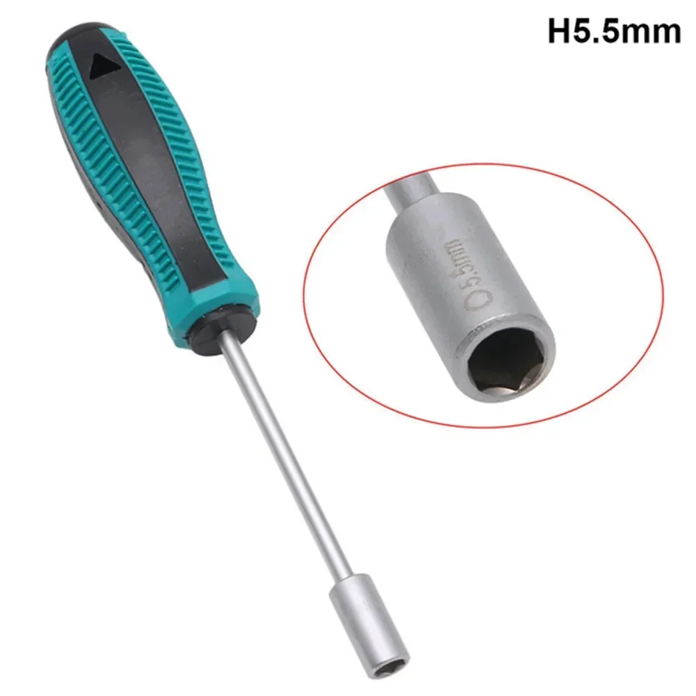3/3.5/4/4.5/5/5.5/6mm Socket Screwdriver Steel Socket Driver Wrench Screwdriver Hex Nut Key Hexagonal Screw Driver Repair Tool