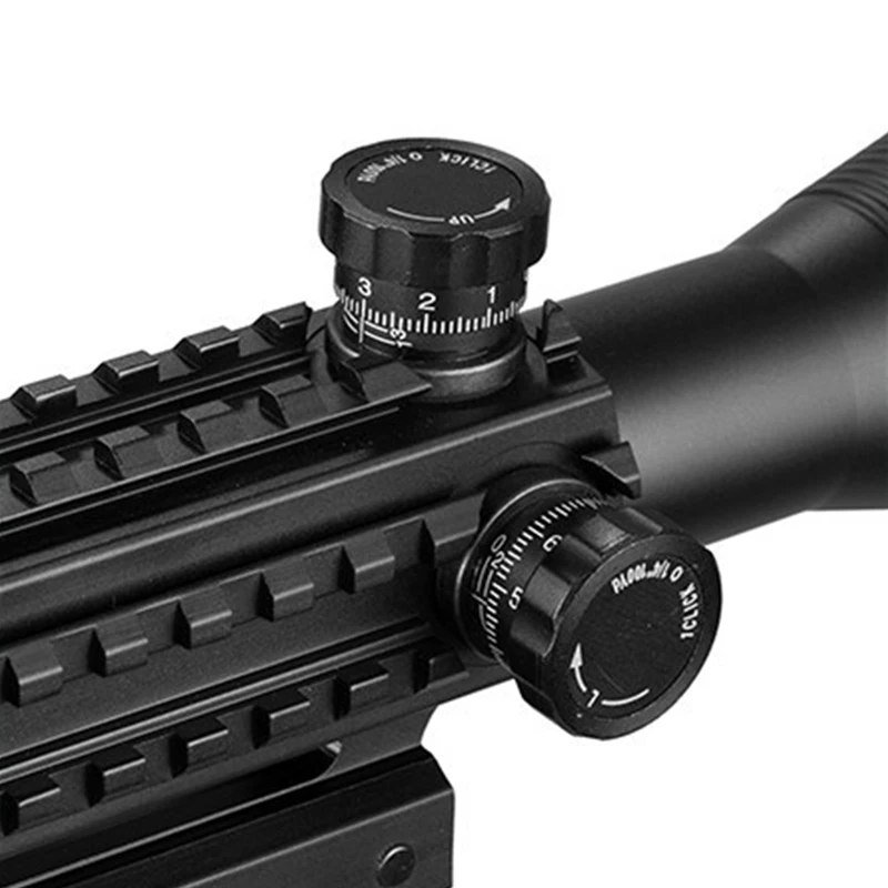 Imagem -06 - Luger-optical Hunting Sight para Sniper Gun Alta Definição Tactical Rifle Sight Fish Bone Air Gun 416x50